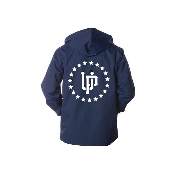 Forever ill Navy Windbreaker in white - Picture 2 of 2